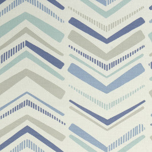 Chevron Denim by Clarke And Clarke Fabric