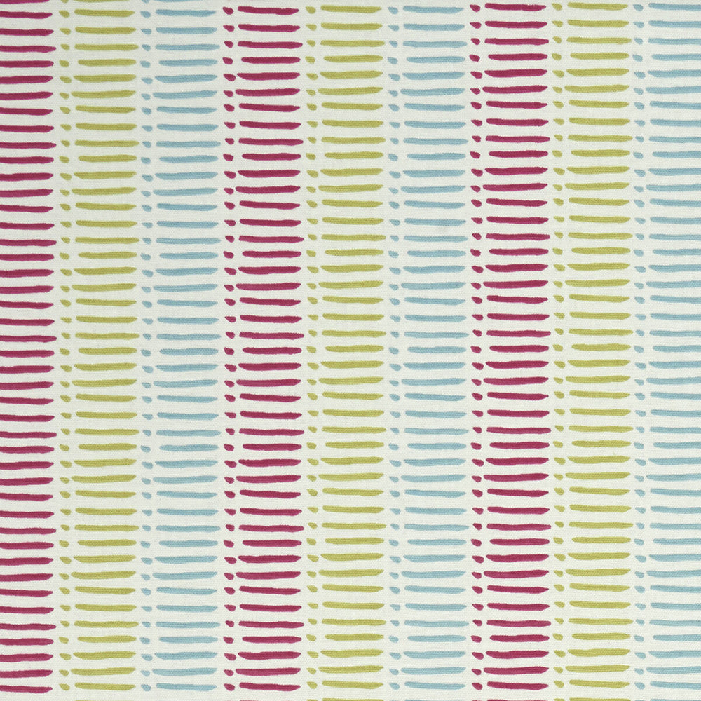 Dash Summer by Clarke And Clarke Fabric CLARKE & CLARKE GRAPHICA COTTON - 100% Turkey MEDIUM Horizontal: 1.77 and Vertical: 4.92 54 - Fabric Carolina -