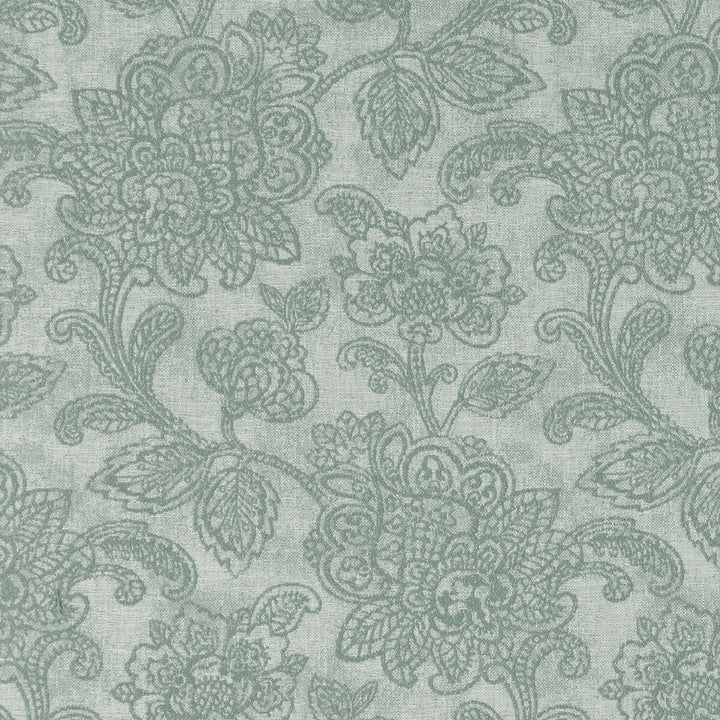 Cranbrook Eau De Nil by Clarke And Clarke Designer Fabric CLARKE & CLARKE CASTLE GARDEN COTTON - 57%;VISCOSE - 36%;LINEN - 7% Turkey MEDIUM Horizontal: 13.78 and Vertical: 23.62 54 - Swanky Fabrics -