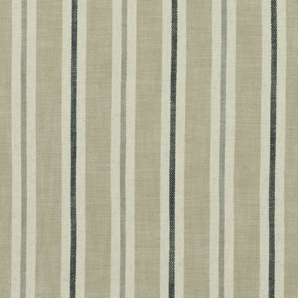 Sackville Stripe Natural by Clarke And Clarke Designer Fabric CLARKE & CLARKE CASTLE GARDEN VISCOSE - 80%;LINEN - 20% Turkey HEAVY Horizontal: 4.33 and Vertical: 0 54 - Swanky Fabrics -