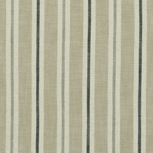 Sackville Stripe Natural by Clarke And Clarke Fabric