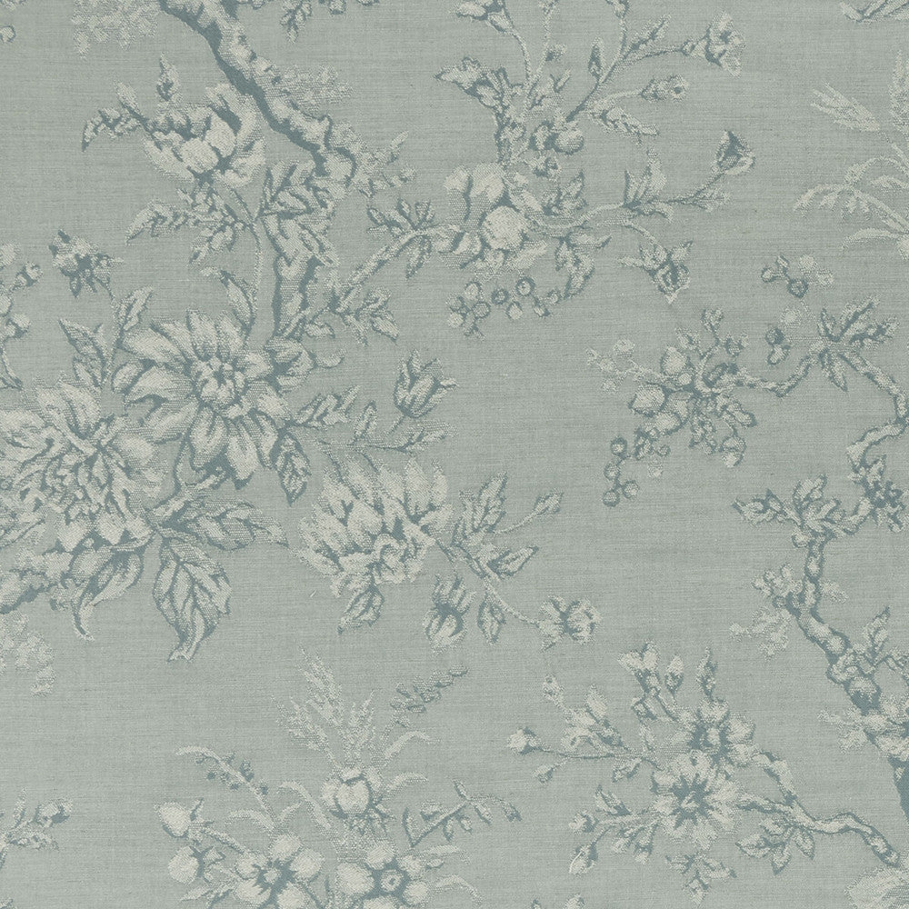 Simone Eau De Nil by Clarke And Clarke Designer Fabric CLARKE & CLARKE CASTLE GARDEN VISCOSE - 51%;COTTON - 36%;LINEN - 13% Turkey MEDIUM Horizontal: 27.56 and Vertical: 28.74 54 - Swanky Fabrics -