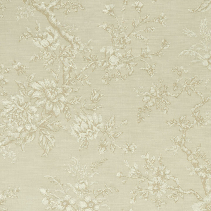 Simone Natural by Clarke And Clarke Fabric CLARKE & CLARKE CASTLE GARDEN VISCOSE - 51%;COTTON - 36%;LINEN - 13% Turkey MEDIUM Horizontal: 27.56 and Vertical: 28.74 54 - Fabric Carolina -