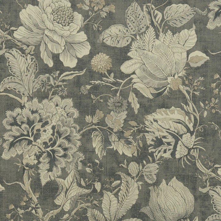 Sissinghurst Charcoal by Clarke And Clarke Fabric Clarke And Clarke Fabric Sissinghurst CharcoalFabric CLARKE & CLARKE CASTLE GARDEN COTTON - 60%;LINEN - 40% Spain </p><p>Repeat: H: 36.02, V: 23.62 55 - Fabric Carolina -