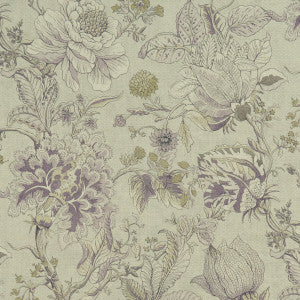 Sissinghurst Heather/Olive by Clarke And Clarke Fabric