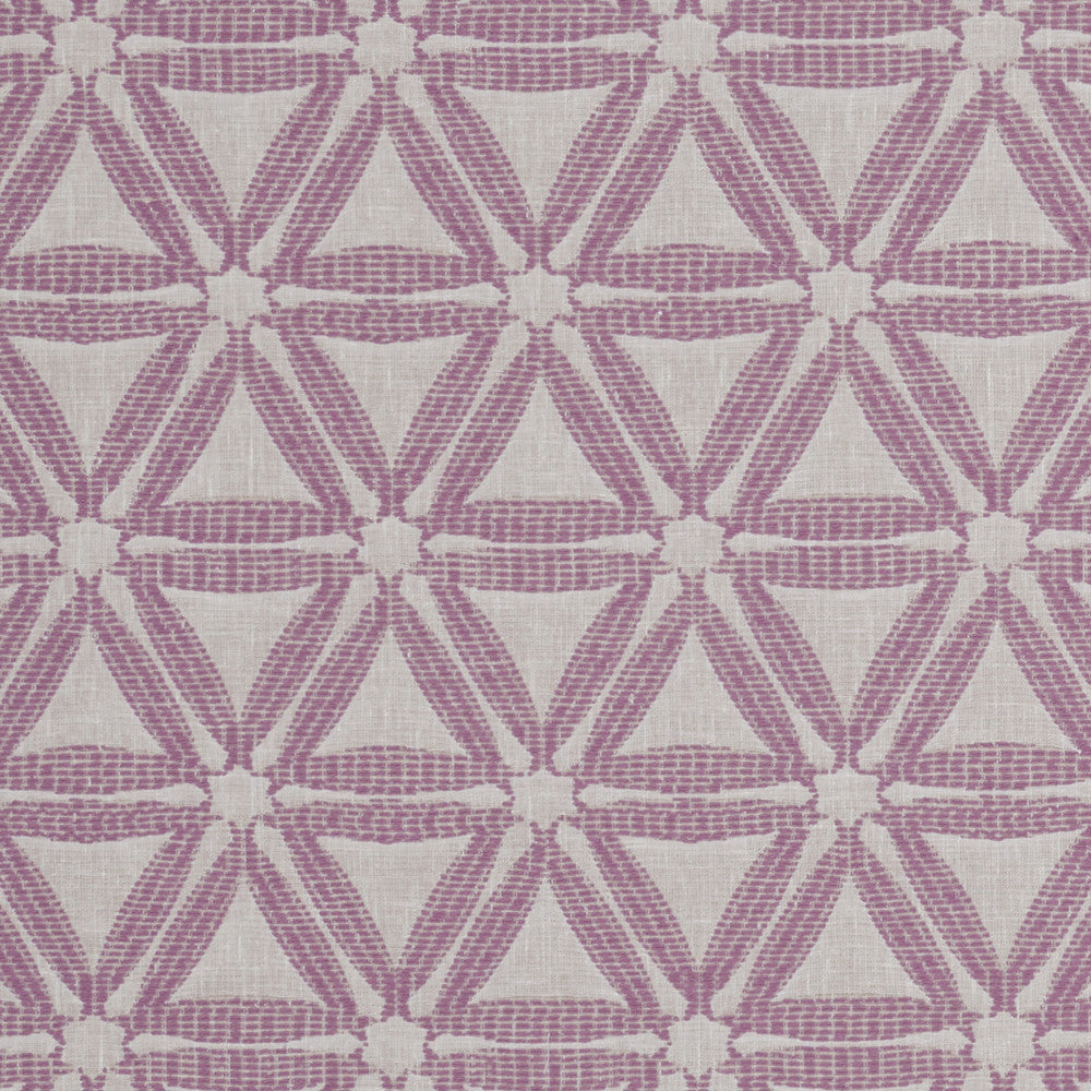 Delta Violet by Clarke And Clarke Designer Fabric CLARKE & CLARKE DELTA COTTON - 67%;POLYESTER - 33% India - Horizontal: 4.33 and Vertical: 7.48 54 - Swanky Fabrics -