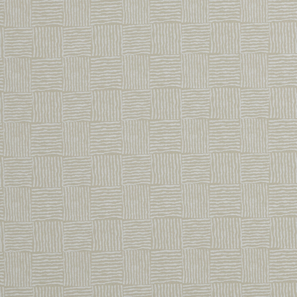 Bloc Sand by Clarke And Clarke Fabric CLARKE & CLARKE ORGANICS POLYESTER - 72%;COTTON - 28% India Horizontal: 3.39 and Vertical: 3.58 54 - Fabric Carolina -