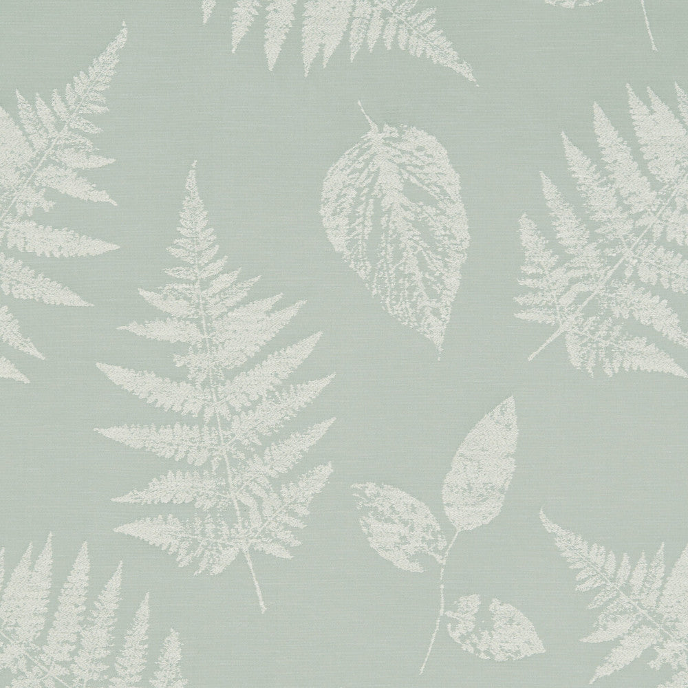 Foliage Mineral by Clarke And Clarke Fabric CLARKE & CLARKE ORGANICS POLYESTER - 72%;COTTON - 28% India - Horizontal: 13.58 and Vertical: 25.2 54 - Fabric Carolina -