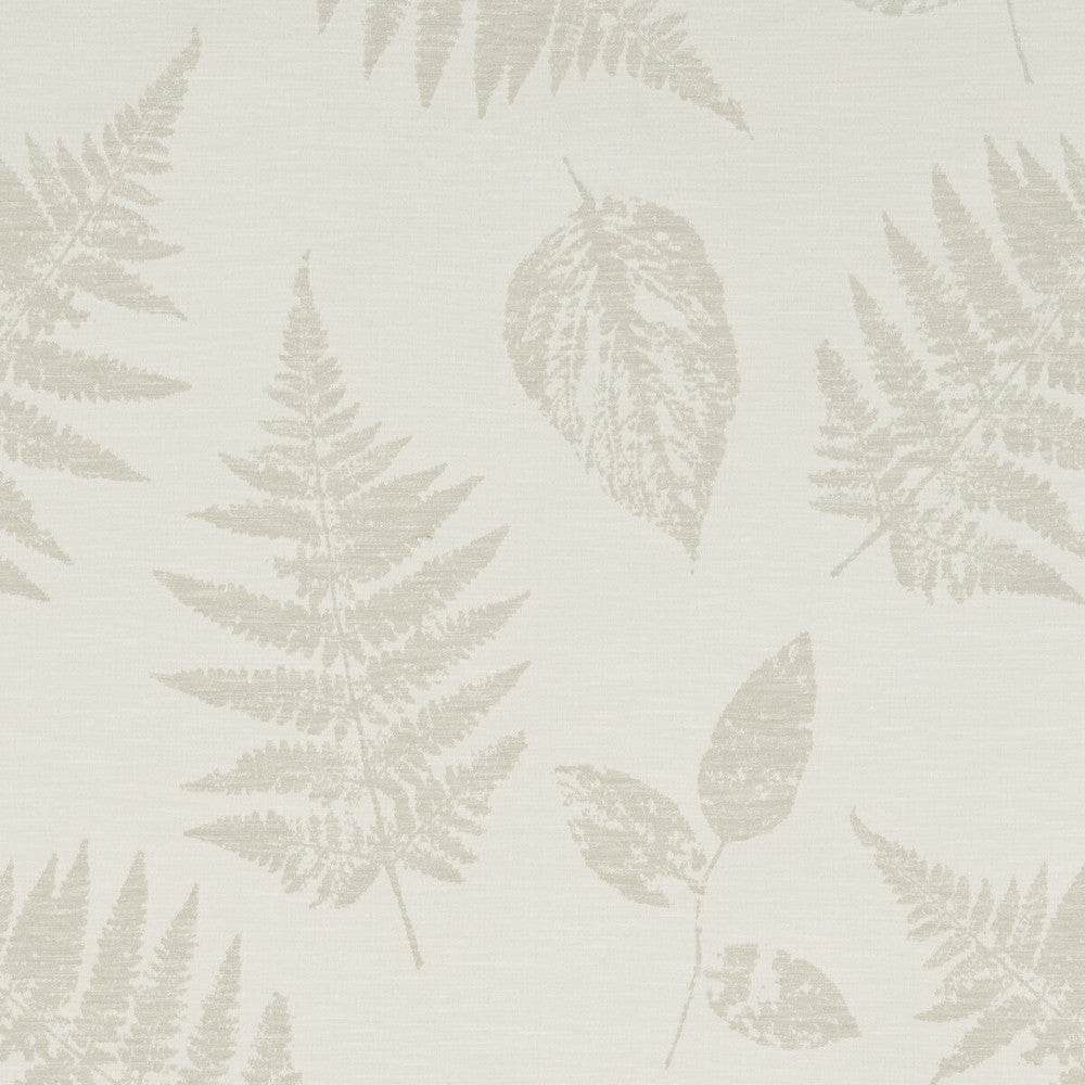 Foliage Natural by Clarke And Clarke Fabric CLARKE & CLARKE ORGANICS POLYESTER - 72%;COTTON - 28% India - Horizontal: 13.58 and Vertical: 25.2 54 - Fabric Carolina -
