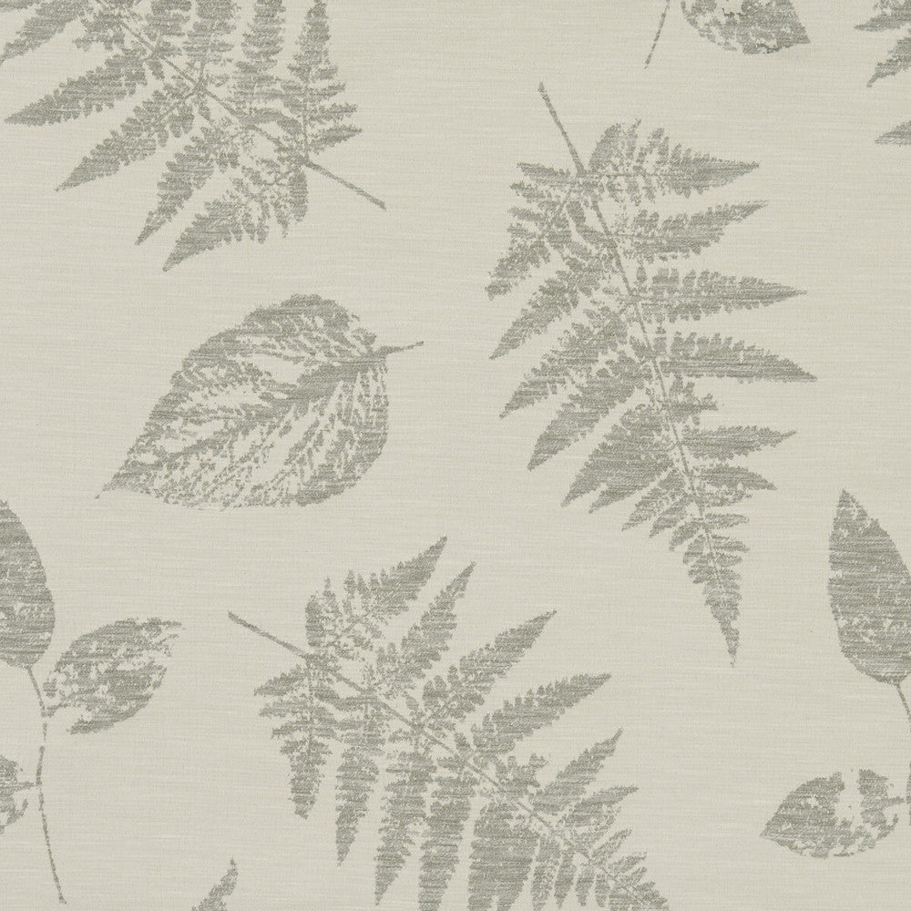 Foliage Pebble by Clarke And Clarke Fabric CLARKE & CLARKE ORGANICS POLYESTER - 72%;COTTON - 28% India - Horizontal: 13.58 and Vertical: 25.2 54 - Fabric Carolina -