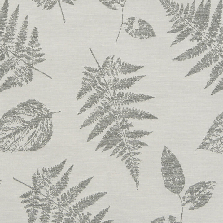 Foliage Silver by Clarke And Clarke Fabric CLARKE & CLARKE ORGANICS POLYESTER - 72%;COTTON - 28% India Horizontal: 13.58 and Vertical: 25.2 54 - Fabric Carolina -