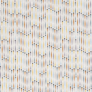 Cassandra Teal/Spice by Clarke And Clarke Fabric
