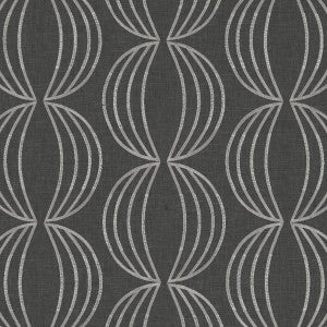 Carraway Charcoal by Clarke And Clarke Fabric