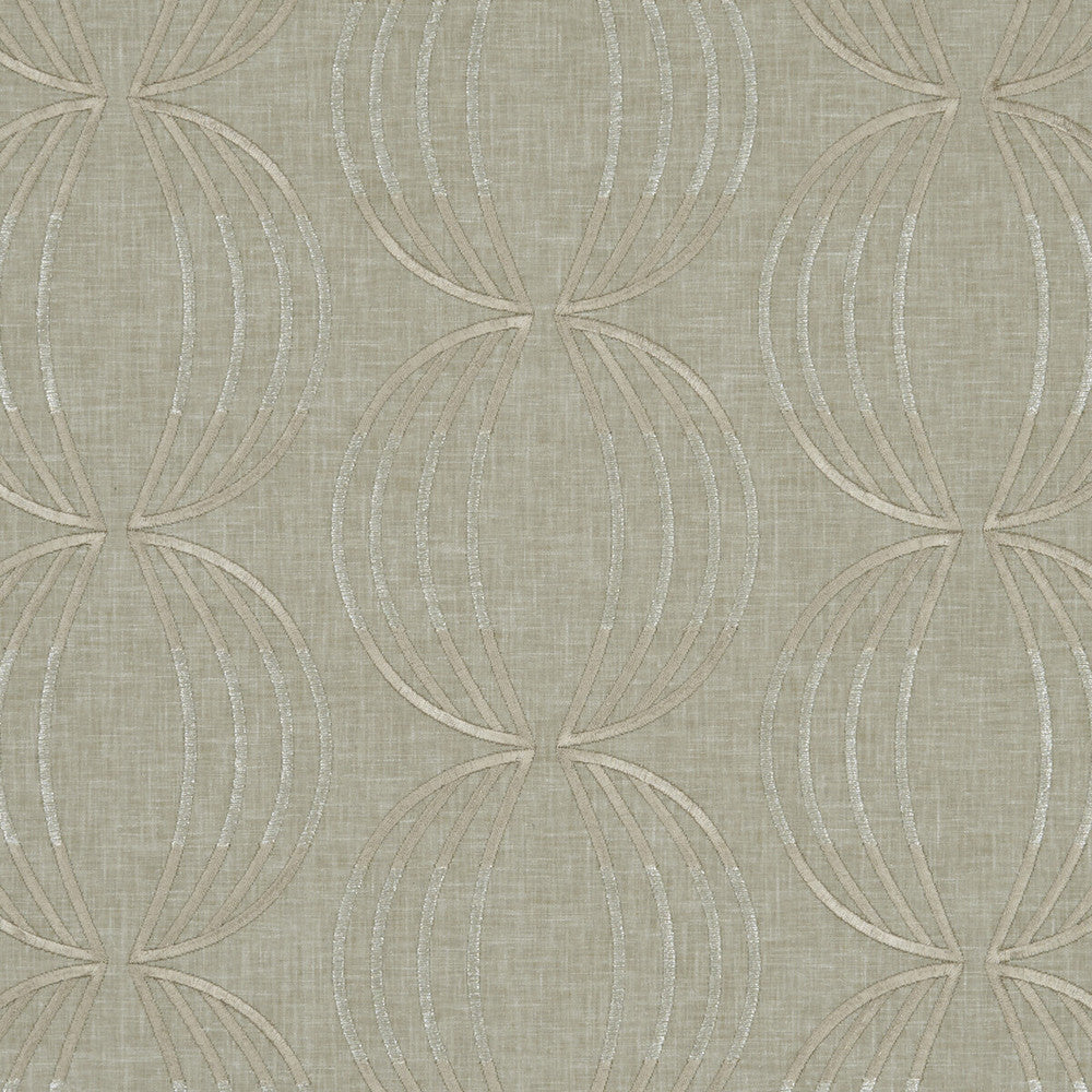 Carraway Linen by Clarke And Clarke Fabric CLARKE & CLARKE LUSSO POLYESTER - 52%;COTTON - 48% India - Horizontal: 12.68 and Vertical: 6.3 54 - Fabric Carolina -