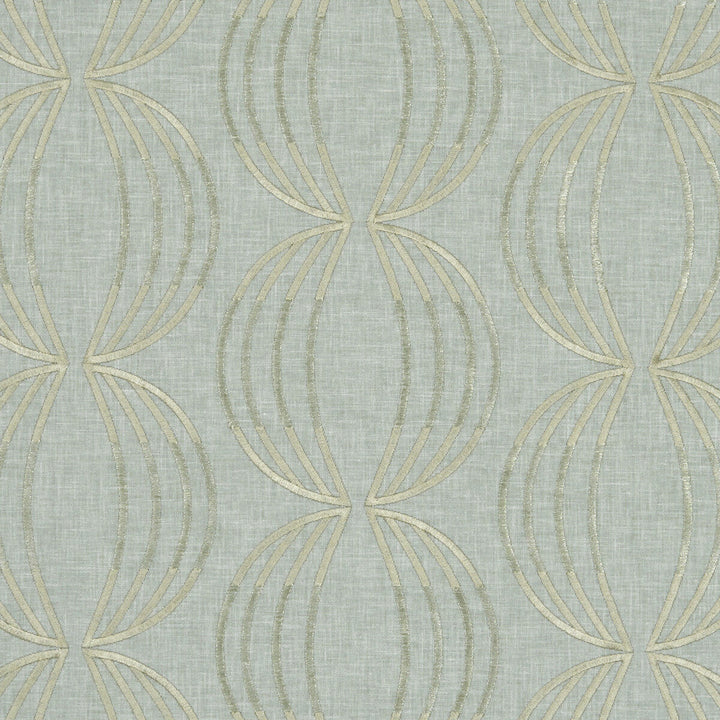 Carraway Mineral by Clarke And Clarke Designer Fabric CLARKE & CLARKE LUSSO POLYESTER - 52%;COTTON - 48% India Horizontal: 12.68 and Vertical: 6.3 54 - Swanky Fabrics -
