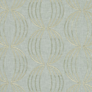 Carraway Mineral by Clarke And Clarke Fabric