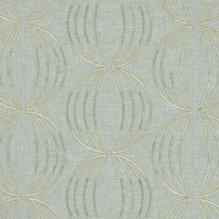 Carraway Mineral by Clarke And Clarke Fabric CLARKE & CLARKE LUSSO POLYESTER - 52%;COTTON - 48% India Horizontal: 12.68 and Vertical: 6.3 54 - Fabric Carolina -