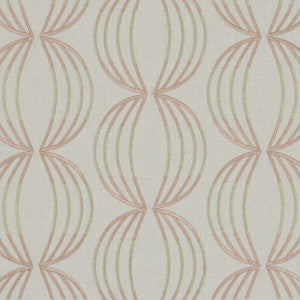 Carraway Rose Gold by Clarke And Clarke Fabric