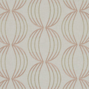 Carraway Rose Gold by Clarke And Clarke Fabric