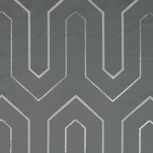Gatsby Charcoal by Clarke And Clarke Fabric