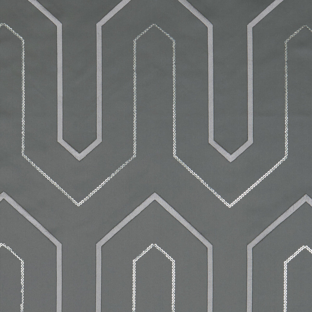 Gatsby Charcoal by Clarke And Clarke Fabric Clarke And Clarke Fabric Gatsby CharcoalFabric CLARKE & CLARKE LUSSO POLYESTER - 100% India </p><p>Repeat: H: 6.42, V: 9.25 54 - Fabric Carolina -