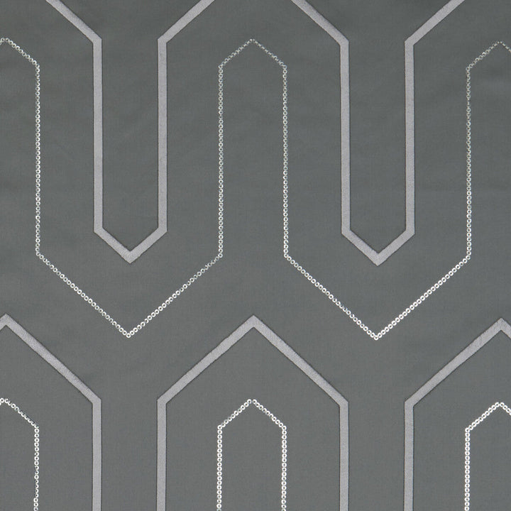 Gatsby Charcoal by Clarke And Clarke Fabric Clarke And Clarke Fabric Gatsby CharcoalFabric CLARKE & CLARKE LUSSO POLYESTER - 100% India </p><p>Repeat: H: 6.42, V: 9.25 54 - Fabric Carolina -