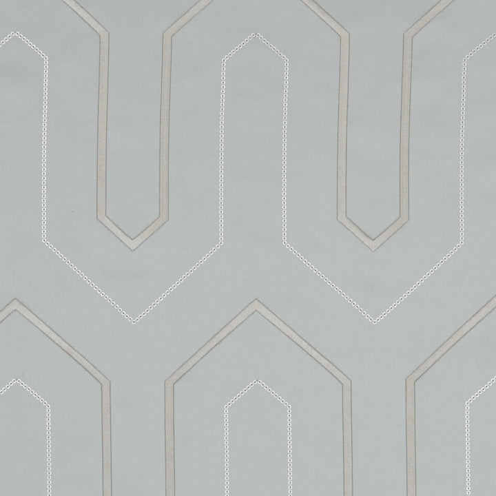 Gatsby Mineral by Clarke And Clarke Fabric CLARKE & CLARKE LUSSO POLYESTER - 100% India Horizontal: 6.42 and Vertical: 9.25 54 - Fabric Carolina -