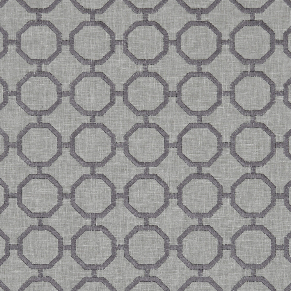 Glamour Charcoal by Clarke And Clarke Fabric CLARKE & CLARKE LUSSO POLYESTER - 52%;COTTON - 48% India Horizontal: 2.56 and Vertical: 2.56 54 - Fabric Carolina -