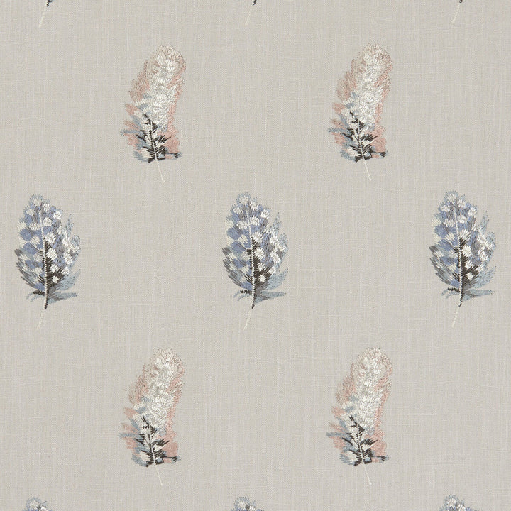 Plumis Blush/Linen by Clarke And Clarke Designer Fabric CLARKE & CLARKE BOTANICA VISCOSE - 100% India Horizontal: 6.3 and Vertical: 9.06 54 - Swanky Fabrics -
