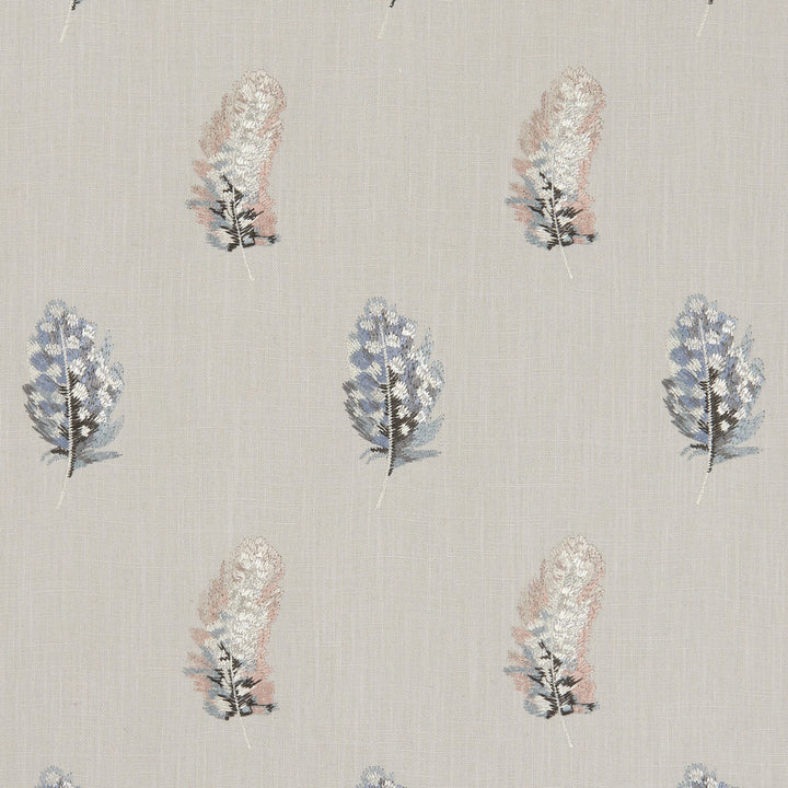 Plumis Blush/Linen by Clarke And Clarke Fabric CLARKE & CLARKE BOTANICA VISCOSE - 100% India - Horizontal: 6.3 and Vertical: 9.06 54 - Fabric Carolina -