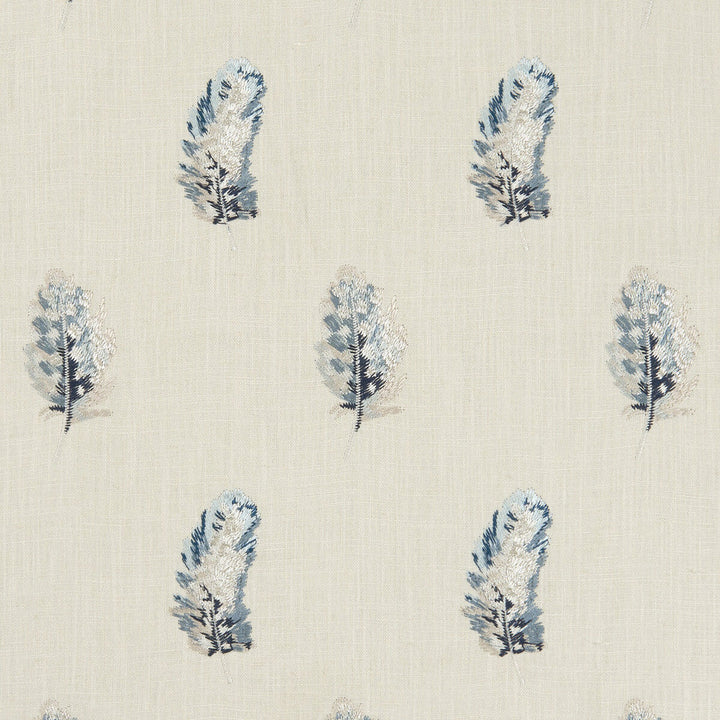 Plumis Mineral/Linen by Clarke And Clarke Designer Fabric CLARKE & CLARKE BOTANICA VISCOSE - 100% India - Horizontal: 6.3 and Vertical: 9.06 54 - Swanky Fabrics -