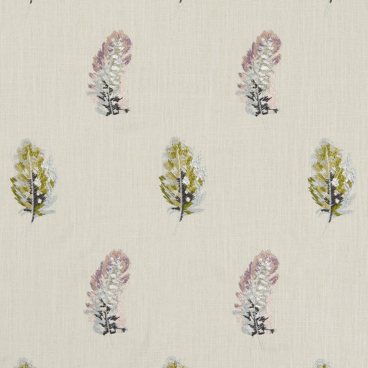 Plumis Multi/Gilver by Clarke And Clarke Fabric CLARKE & CLARKE BOTANICA VISCOSE - 100% India - Horizontal: 6.3 and Vertical: 9.06 54 - Fabric Carolina -