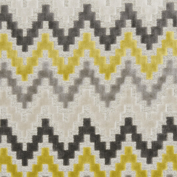 Empire Chartreuse by Clarke And Clarke Fabric CLARKE & CLARKE MANHATTAN VISCOSE - 52%;POLYESTER - 48% India HEAVY Horizontal: 3.35 and Vertical: 9.45 54 - Fabric Carolina -