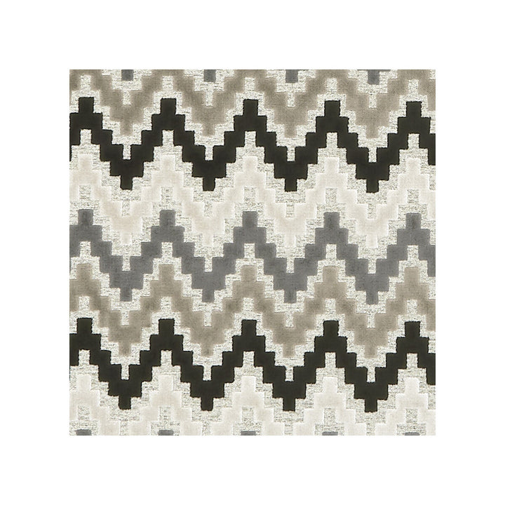 Empire Ebony by Clarke And Clarke Fabric CLARKE & CLARKE MANHATTAN VISCOSE - 52%;POLYESTER - 48% India HEAVY Horizontal: 3.35 and Vertical: 9.45 54 - Fabric Carolina -