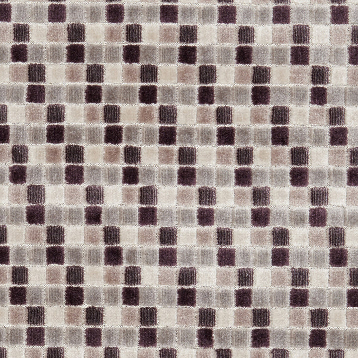 Tribeca Damson by Clarke And Clarke Fabric CLARKE & CLARKE MANHATTAN VISCOSE - 53%;POLYESTER - 47% India HEAVY Horizontal: 1.77 and Vertical: 3.94 54 - Fabric Carolina -