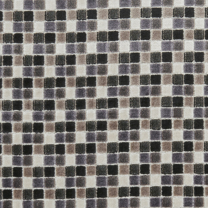 Tribeca Ebony by Clarke And Clarke Fabric CLARKE & CLARKE MANHATTAN VISCOSE - 53%;POLYESTER - 47% India HEAVY Horizontal: 1.77 and Vertical: 3.94 54 - Fabric Carolina -