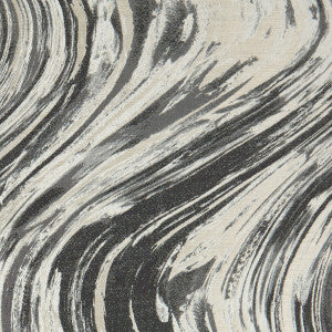 Agata Charcoal/Gold by Clarke And Clarke Fabric