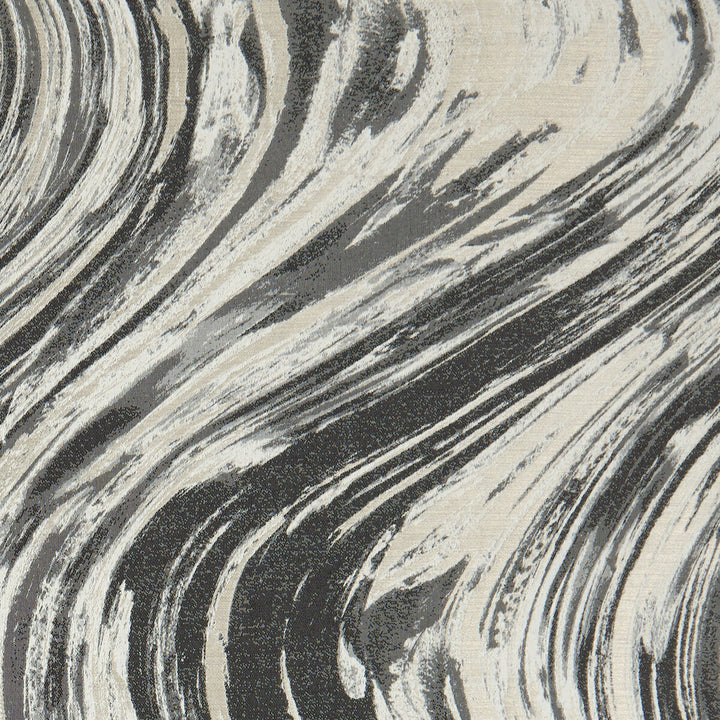 Agata Charcoal/Gold by Clarke And Clarke Fabric CLARKE & CLARKE BOTANICA POLYESTER - 59%;COTTON - 41% India MEDIUM Horizontal: 18.31 and Vertical: 26.57 55 - Fabric Carolina -