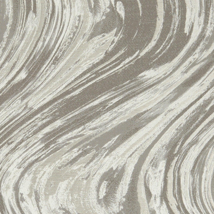 Agata Taupe/Ivory by Clarke And Clarke Designer Fabric CLARKE & CLARKE BOTANICA POLYESTER - 59%;COTTON - 41% India MEDIUM Horizontal: 18.31 and Vertical: 26.57 55 - Swanky Fabrics -