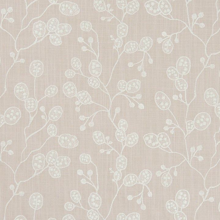 Honesty Blush by Clarke And Clarke Fabric CLARKE & CLARKE BOTANICA VISCOSE - 70%;LINEN - 30% India Horizontal: 12.99 and Vertical: 9.25 55 - Fabric Carolina -