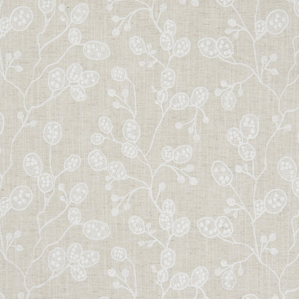 Honesty Natural by Clarke And Clarke Fabric CLARKE & CLARKE BOTANICA VISCOSE - 70%;LINEN - 30% India - Horizontal: 12.99 and Vertical: 9.25 55 - Fabric Carolina -