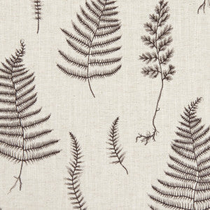Lorelle Charcoal/Linen by Clarke And Clarke Fabric