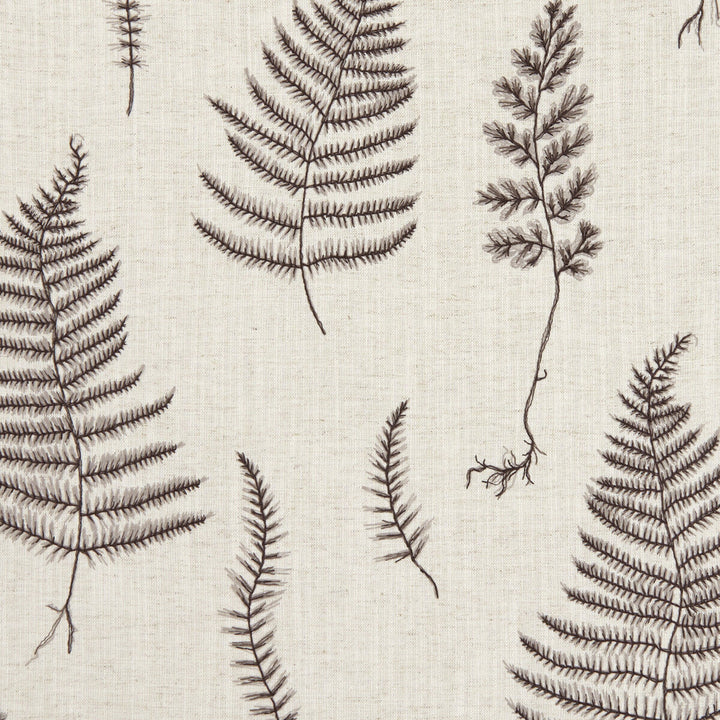 Lorelle Charcoal/Linen by Clarke And Clarke Fabric CLARKE & CLARKE BOTANICA VISCOSE - 70%;LINEN - 30% India Horizontal: 26.38 and Vertical: 18.9 55 - Fabric Carolina -