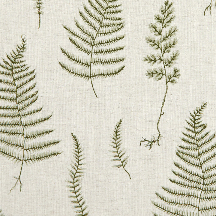 Lorelle Natural/Forest by Clarke And Clarke Fabric CLARKE & CLARKE BOTANICA VISCOSE - 70%;LINEN - 30% India - Horizontal: 26.38 and Vertical: 18.9 55 - Fabric Carolina -