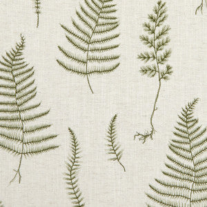 Lorelle Natural/Forest by Clarke And Clarke Fabric