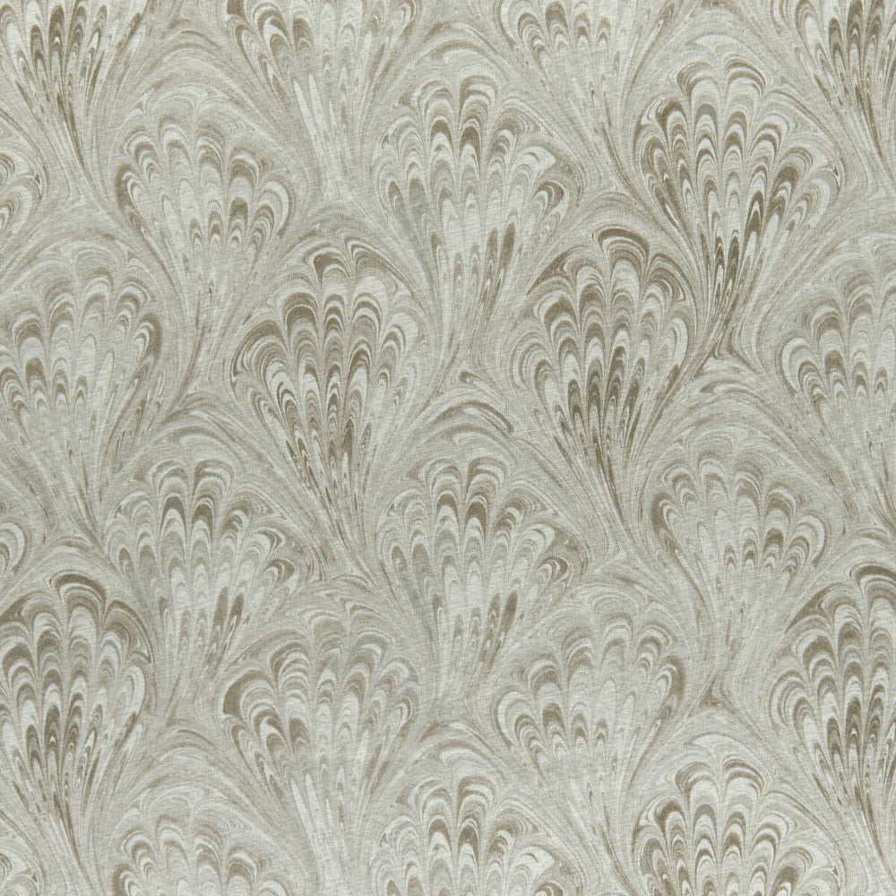 Pavone Ivory by Clarke And Clarke Designer Fabric CLARKE & CLARKE BOTANICA VISCOSE - 67%;COTTON - 33% India MEDIUM Horizontal: 13.58 and Vertical: 11.81 55 - Swanky Fabrics -
