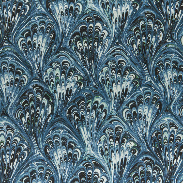 Pavone Teal by Clarke And Clarke Fabric Clarke And Clarke Fabric Pavone TealFabric CLARKE & CLARKE BOTANICA VISCOSE - 67%;COTTON - 33% India </p><p>Repeat: H: 13.58, V: 11.81 55 - Fabric Carolina -