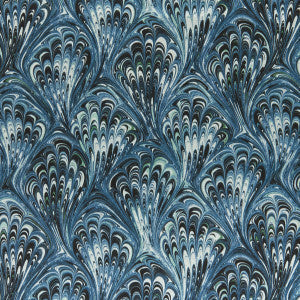 Pavone Teal by Clarke And Clarke Fabric