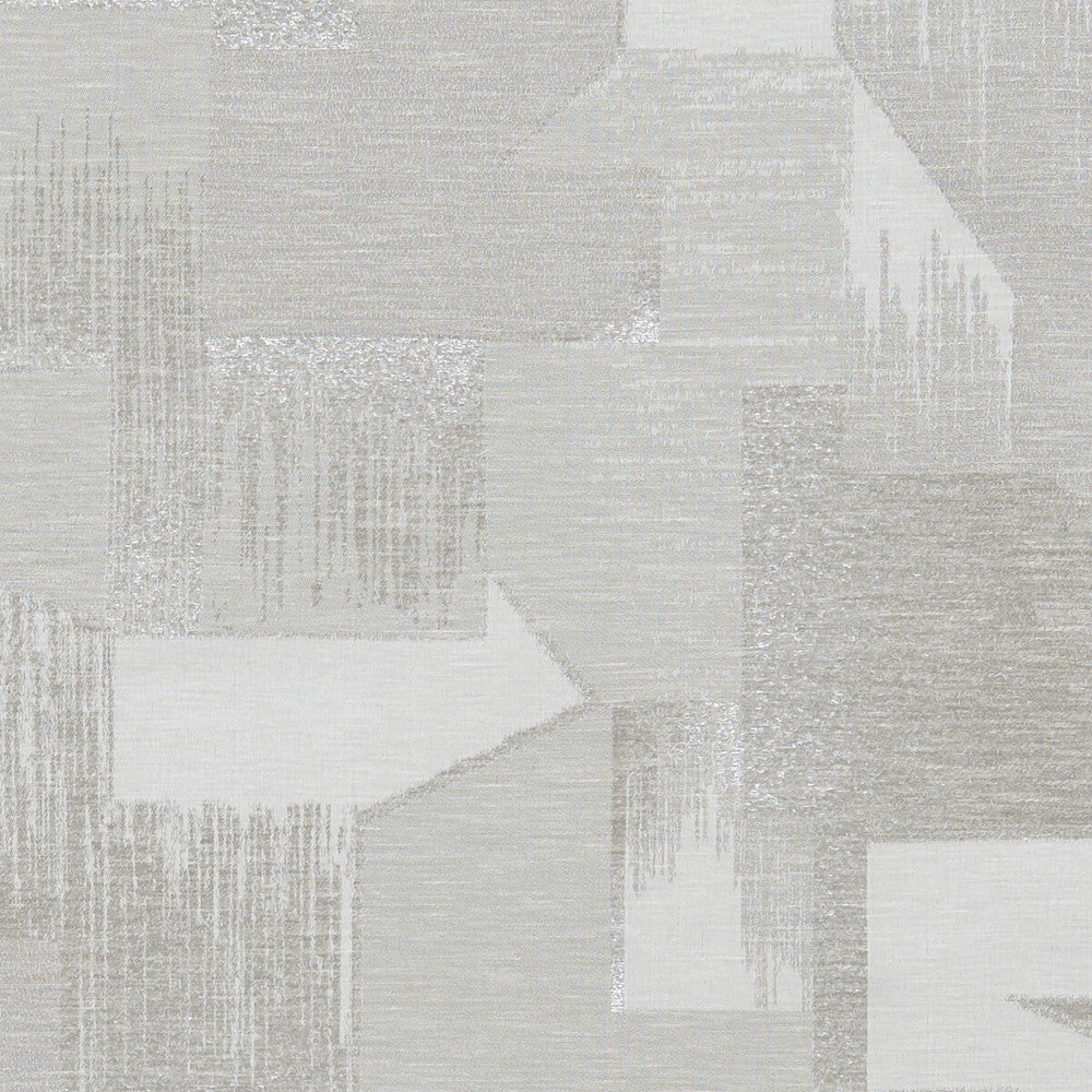 Skolio Silver by Clarke And Clarke Fabric CLARKE & CLARKE OLYMPUS POLYESTER - 75%;COTTON - 25% India MEDIUM Horizontal: 13.66 and Vertical: 13.27 54 - Fabric Carolina -