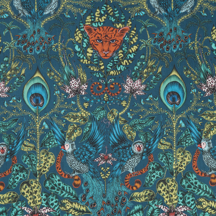 Amazon Navy by Clarke And Clarke Fabric Clarke And Clarke Fabric Amazon NavyFabric ANIMALIA BY EMMA J SHIPLEY FOR C&C COTTON - 100% United Kingdom </p><p>Repeat: H: 13.58, V: 24.61 54 - Fabric Carolina -
